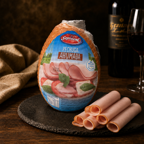 Jamón de pavo ahumado Sopraval  trozo